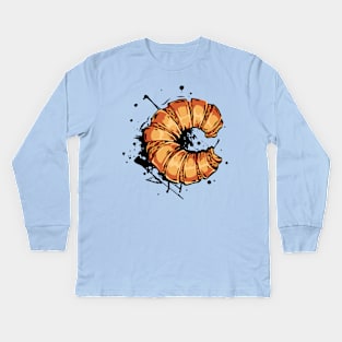 National Croissant Day – January Kids Long Sleeve T-Shirt